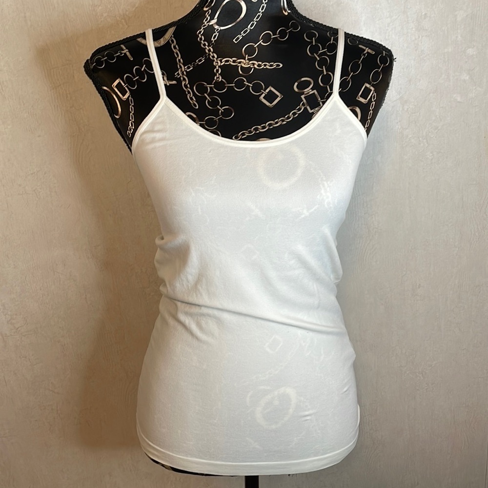 ENERGIE White Tank Camisole Size Large- EUC